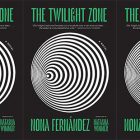 side by side series of the cover of Fernandez's The Twilight Zone