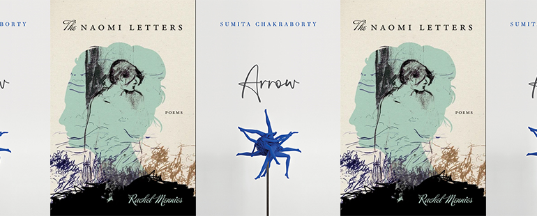 covers of The Naomi letters and Arrow in a side by side series 