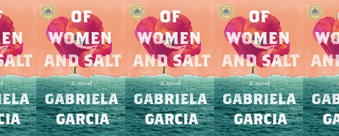 side by side series of the cover of Of Women and Salt
