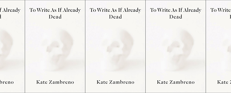 cover of To Write As If Already Dead in a side by side series