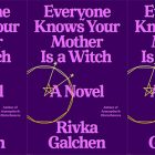 side by side series of the cover of Everyone Knows Your Mother Is a Witch