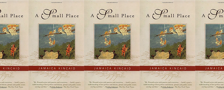 side by side series of the cover of A Small Place