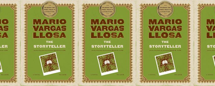 side by side series of the cover fo The Storyteller