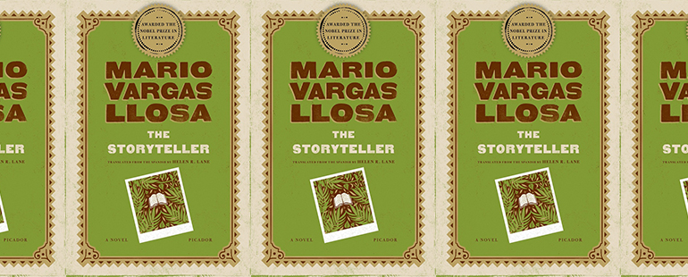 side by side series of the cover fo The Storyteller