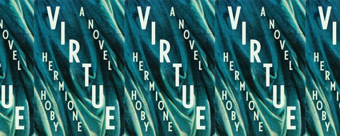 side by side series of the cover of Virtue by Hermione Hoby