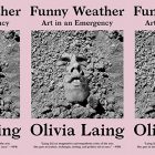 side by side series of the cover of Funny Weather