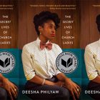side by side series of the cover of the secret lives of church ladies by deesha philyaw