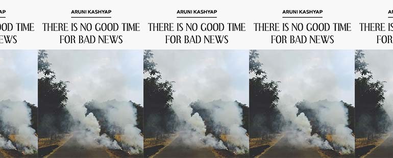side by side series of the cover of there is no good time for bad news