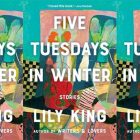 side by side series of the cover of five tuesdays in winter