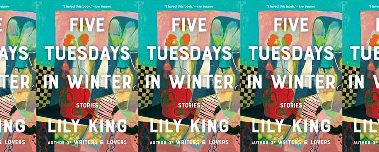 side by side series of the cover of five tuesdays in winter