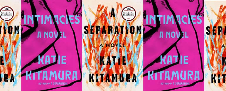 side by side series of the cover of intimacies and a separation