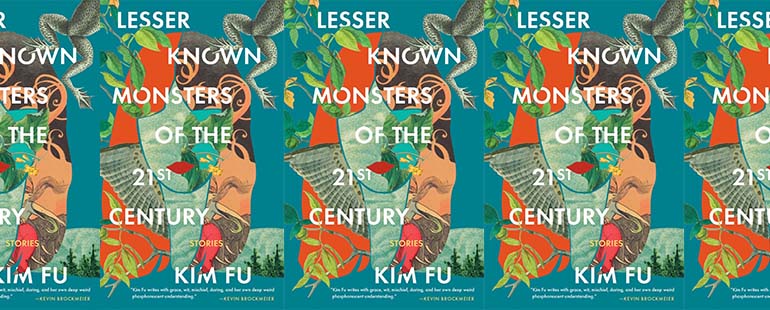 side by side series of the cover of lesser known monsters of the 21st century