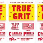 book cover for True Grit, styled like a wanted poster