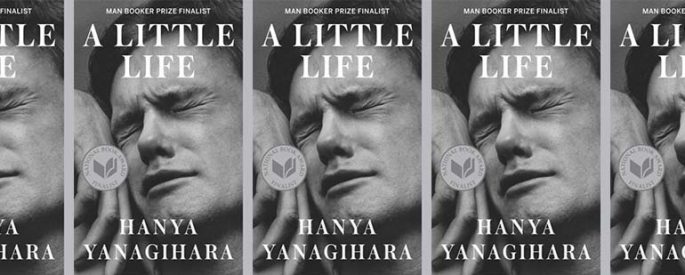 side by side series of the cover of a little life