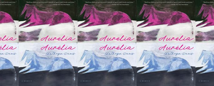 cover image of Aurelia, Aurélia featuring a black background and a painting of two dogs, one in blue and one in magenta