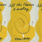 side by side series of the cover of all the flowers kneeling