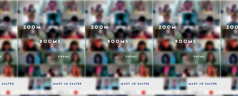 the book cover for Zoom Rooms, featuring squares with blurred human faces in them