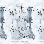 the book cover of White on White featuring a white painted canvas