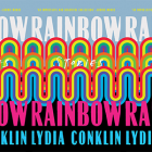 the book cover for Rainbow Rainbow featuring repeating rows of rainbows of different hues