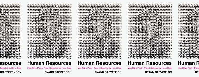 the book cover for Human Resources, featuring a heavily pixelated silhouette of a person