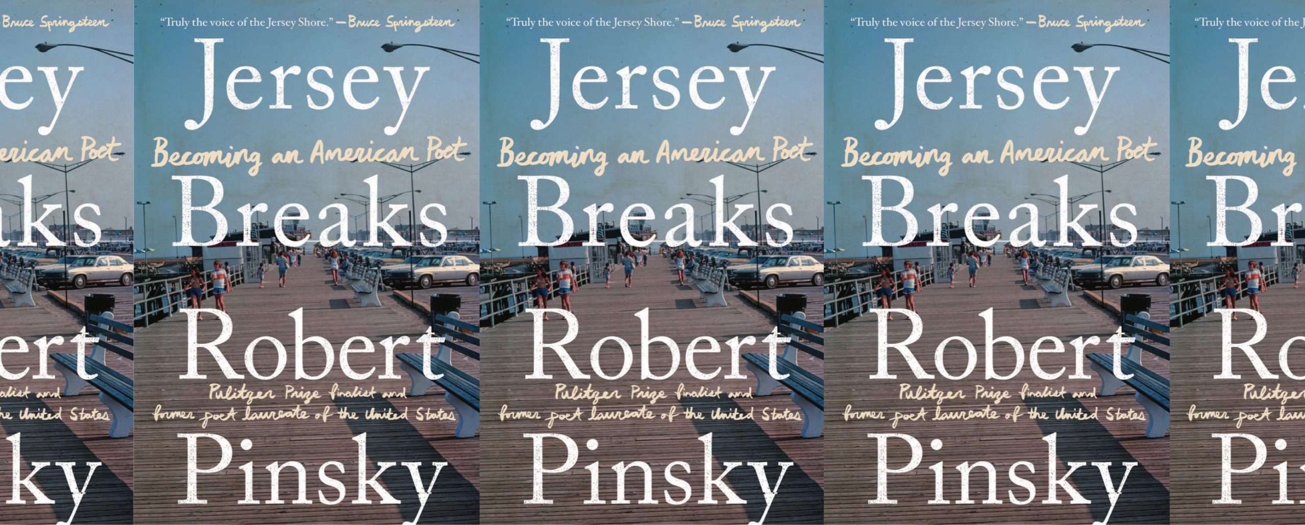 the book cover for Jersey Breaks: Becoming an American Poet