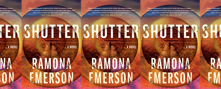 the book cover for Shutter