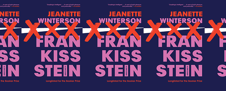 the book cover for Frankissstein